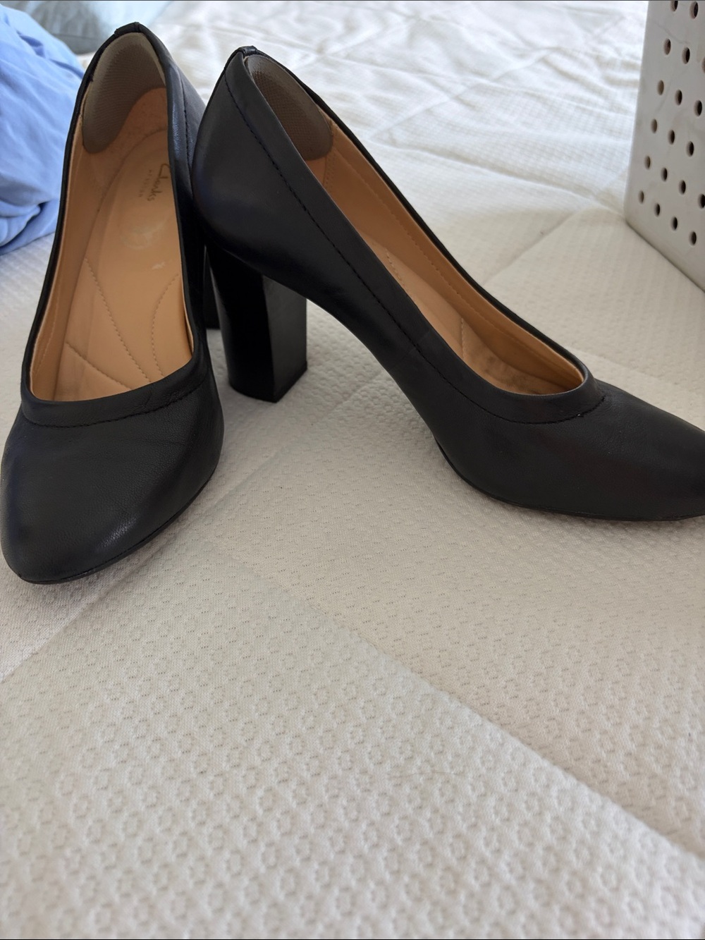 Classic Black Block Heel Pumps - Women's Dress Heels